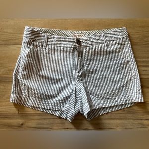 Merona Womens Gray Seersucker Shorts